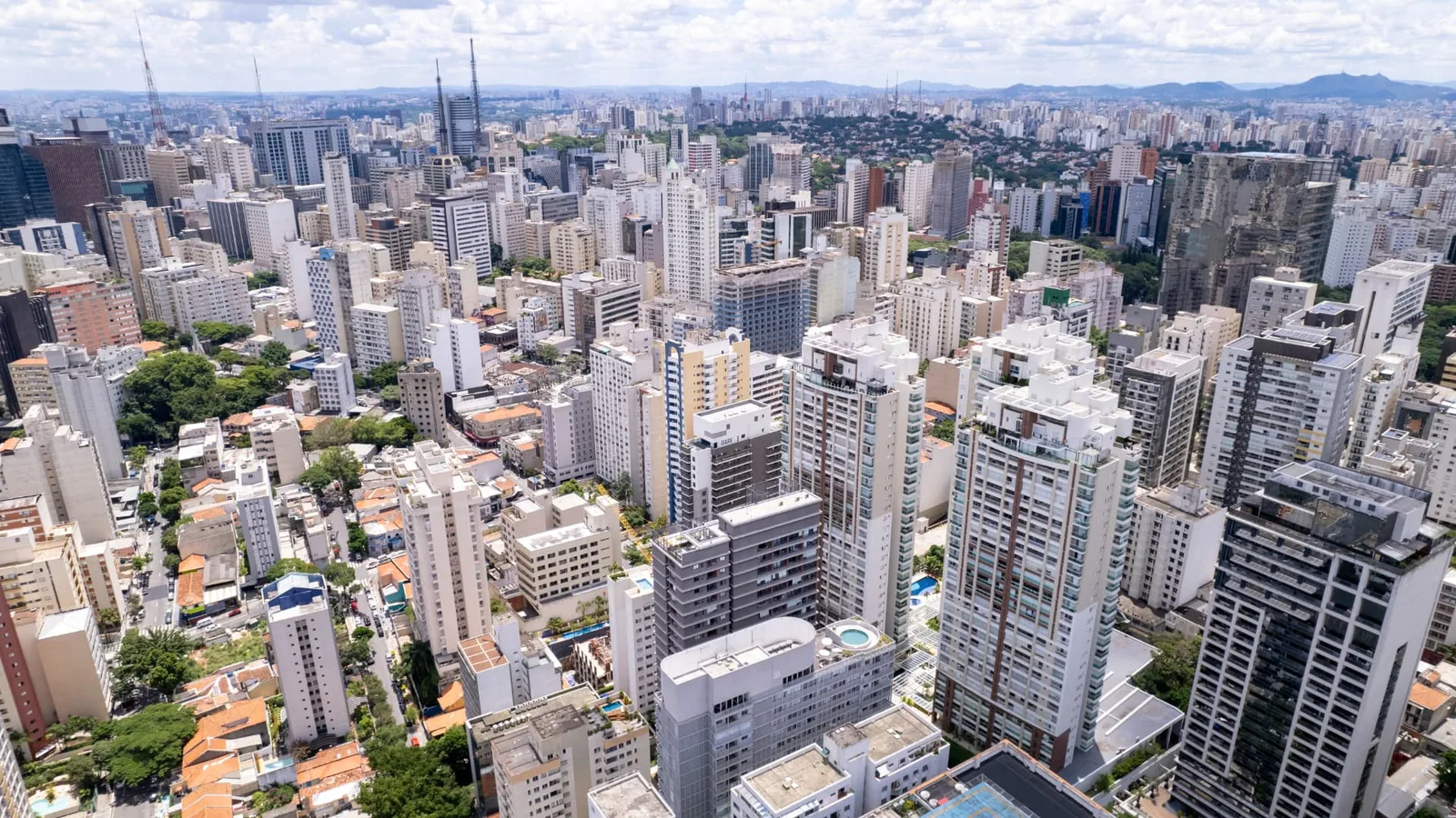Vista do bairro Bela Vista, São Paulo