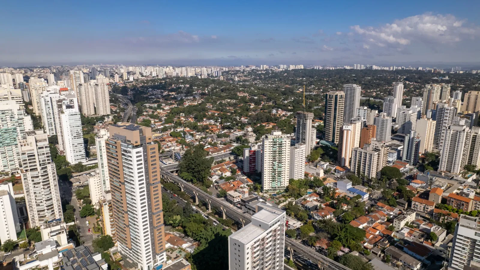 Vista do bairro Campo Belo, São Paulo